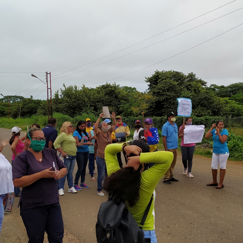 Ninguno de los servicios básicos públicos están funcionando en El Palmar