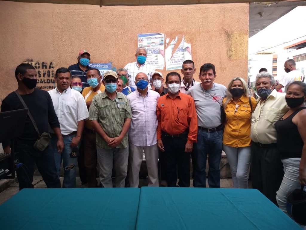 Dirigentes del Frente Amplio Venezuela Libre del municipio Leonardo Infante