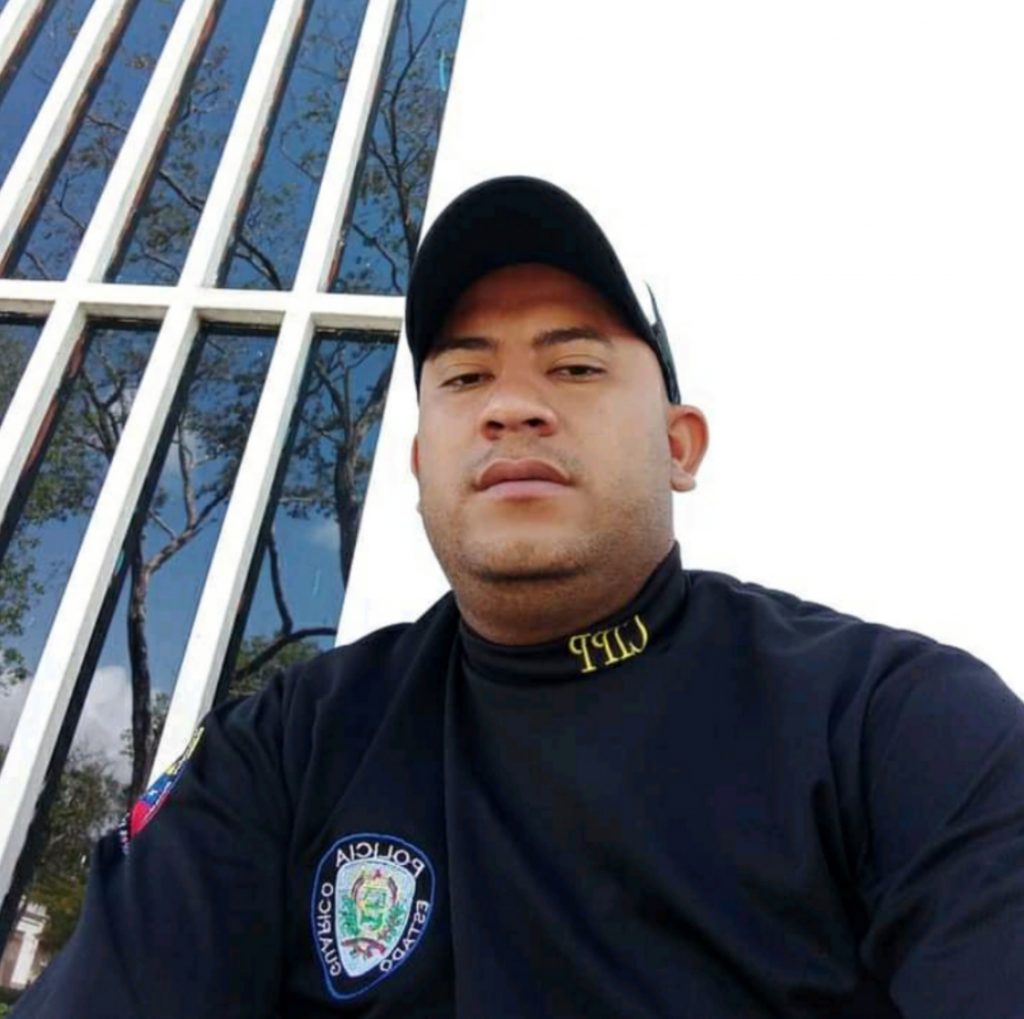 Dixon Ramon Pérez Briceño de 32 años, funcionario activo de la Policía del estado Guárico (Poliguarico)