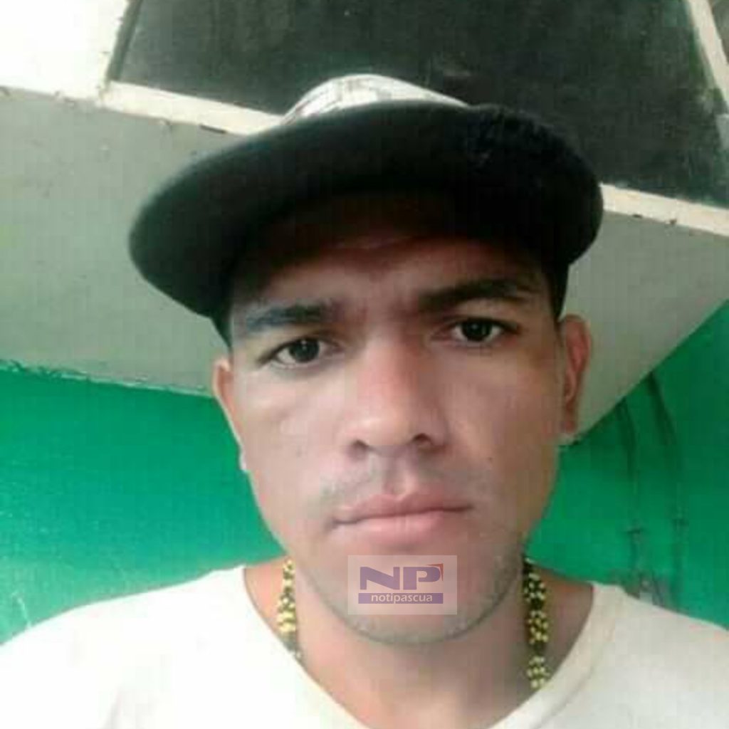 Pulido Salazar Darvis Yoel de 30 años fue abatido en Tucupído