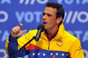 Henrique Capriles líder opositor venezolano