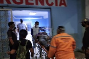 Fue ingresado hasta la emergencia del hospital infantino