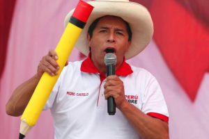 Pedro Castillo candidato a la presidencia de Perú