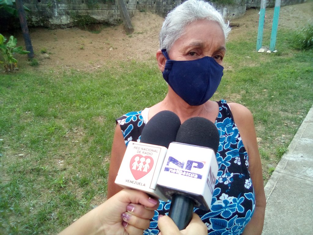 Mirian Funes. Afectada en la comunidad La Ceiba