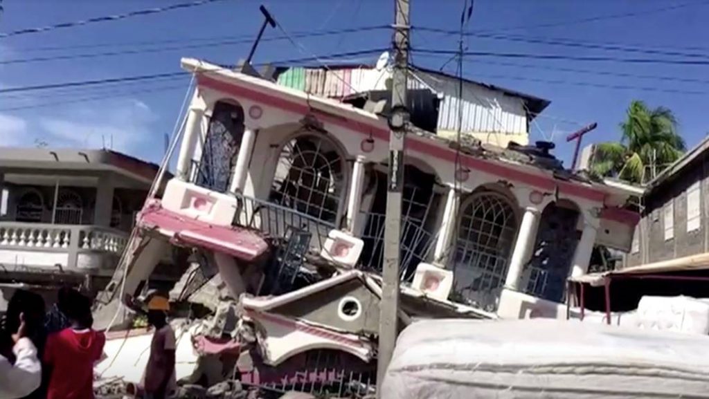 Estructuras afectadas en Puerto Príncipe. Imagen cortesía