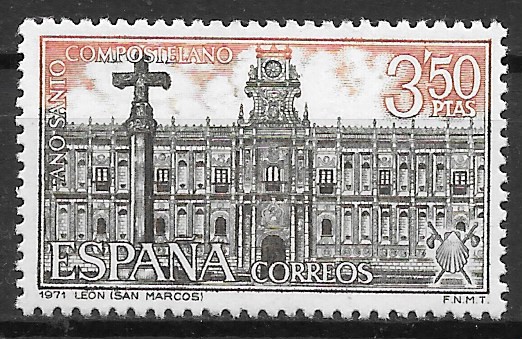España 1971 hostal San Marco en Leon