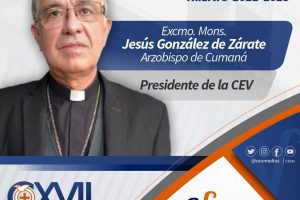 Presidente de la Conferencia Episcopal Venezolana Mons. Jesús Zárate