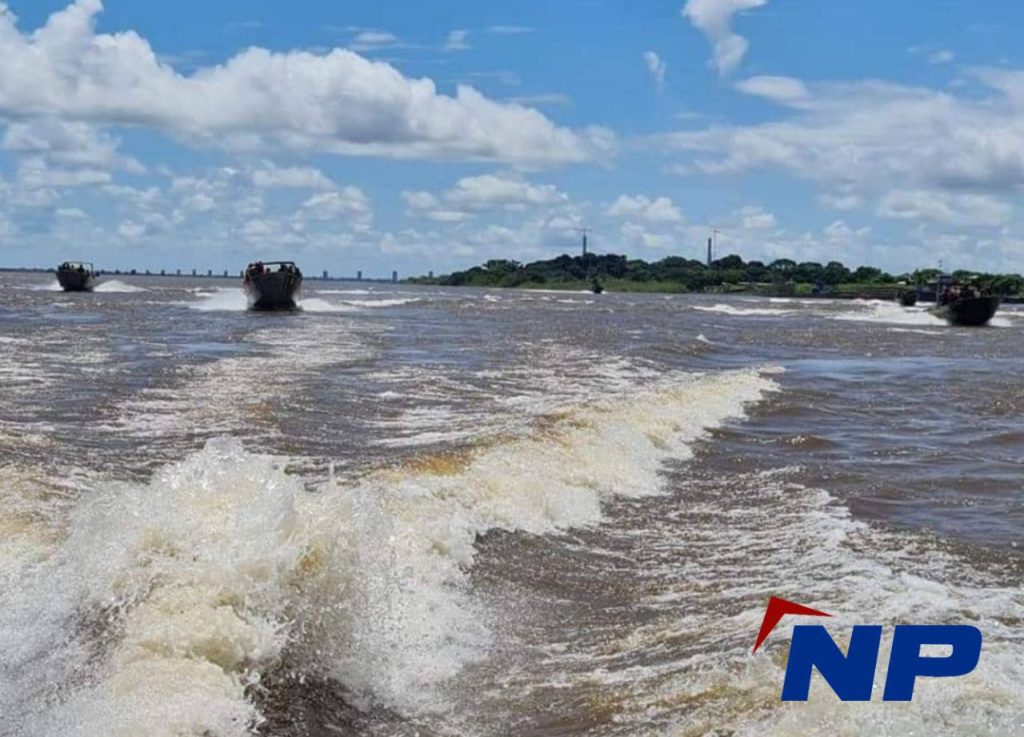 El hecho ocurrió en pleno Rio Orinoco. 